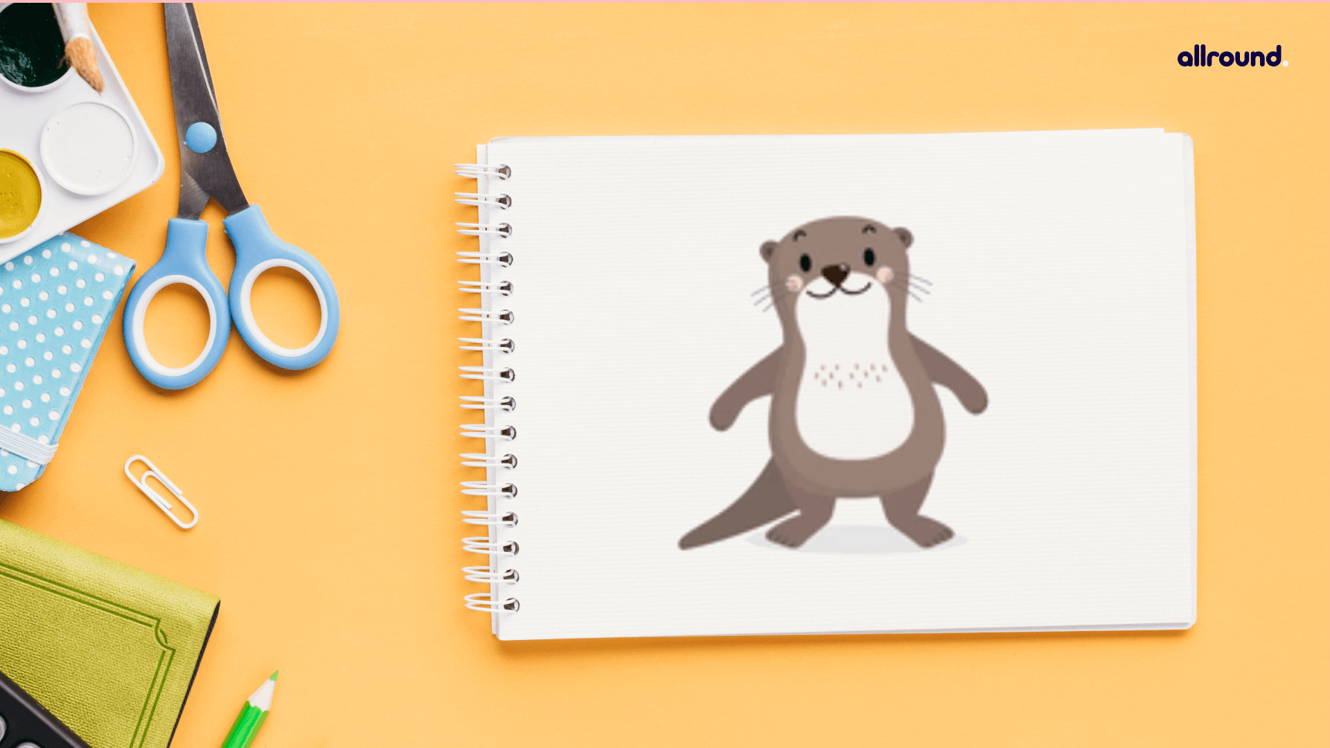 How to Draw a Sea Otter? Step by Step Drawing Guide for Kids