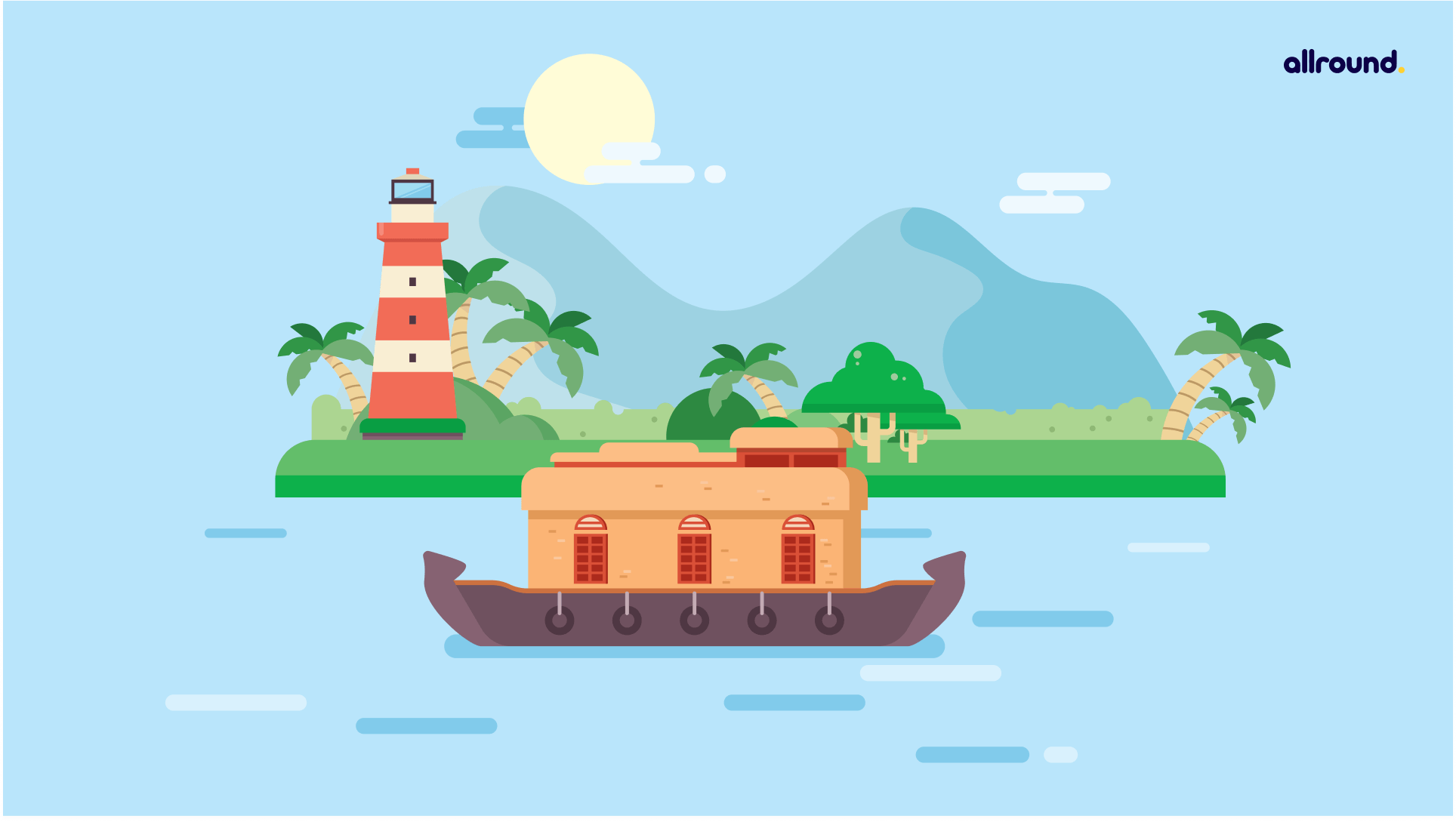 Trace and color for kids speed boat Royalty Free Vector-saigonsouth.com.vn