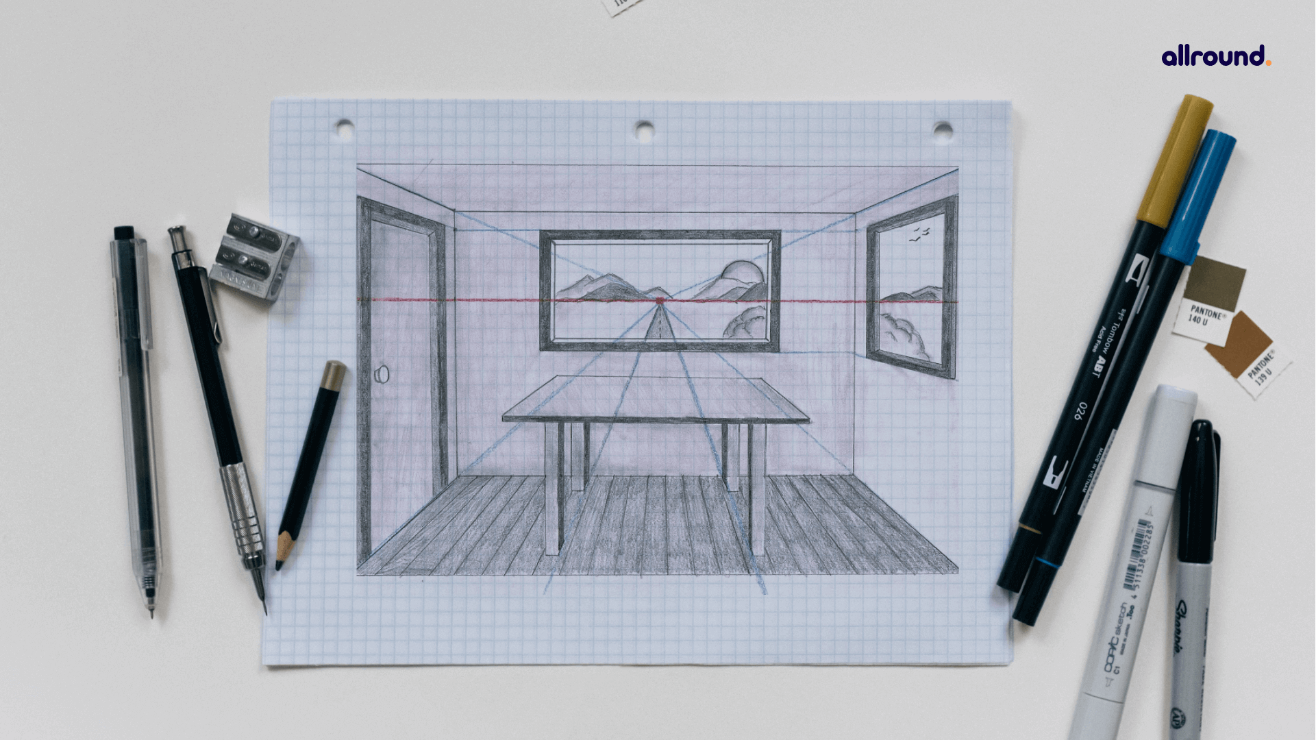 One Point Perspective Drawing – Learn to Draw Perspective Art