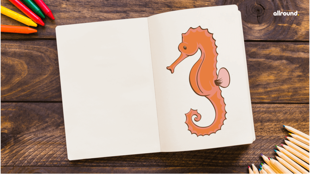 How to Draw a Seahorse? - Step by Step Drawing Guide for Kids