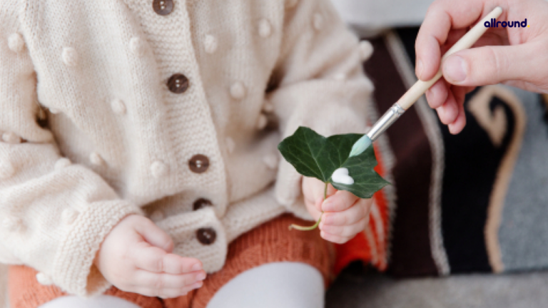 nature printmaking for kids