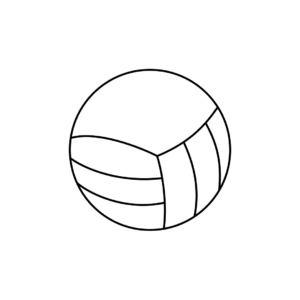 How to draw a volleyball in just 5 easy steps