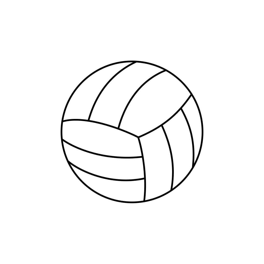 How to draw a Volleyball? Step by Step Drawing Guide for Kids